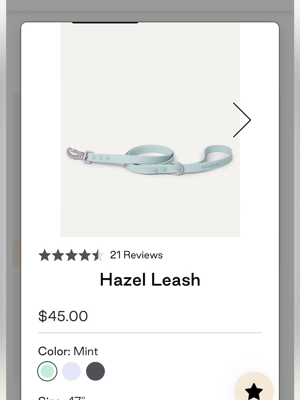 Maxbone Hazel leash